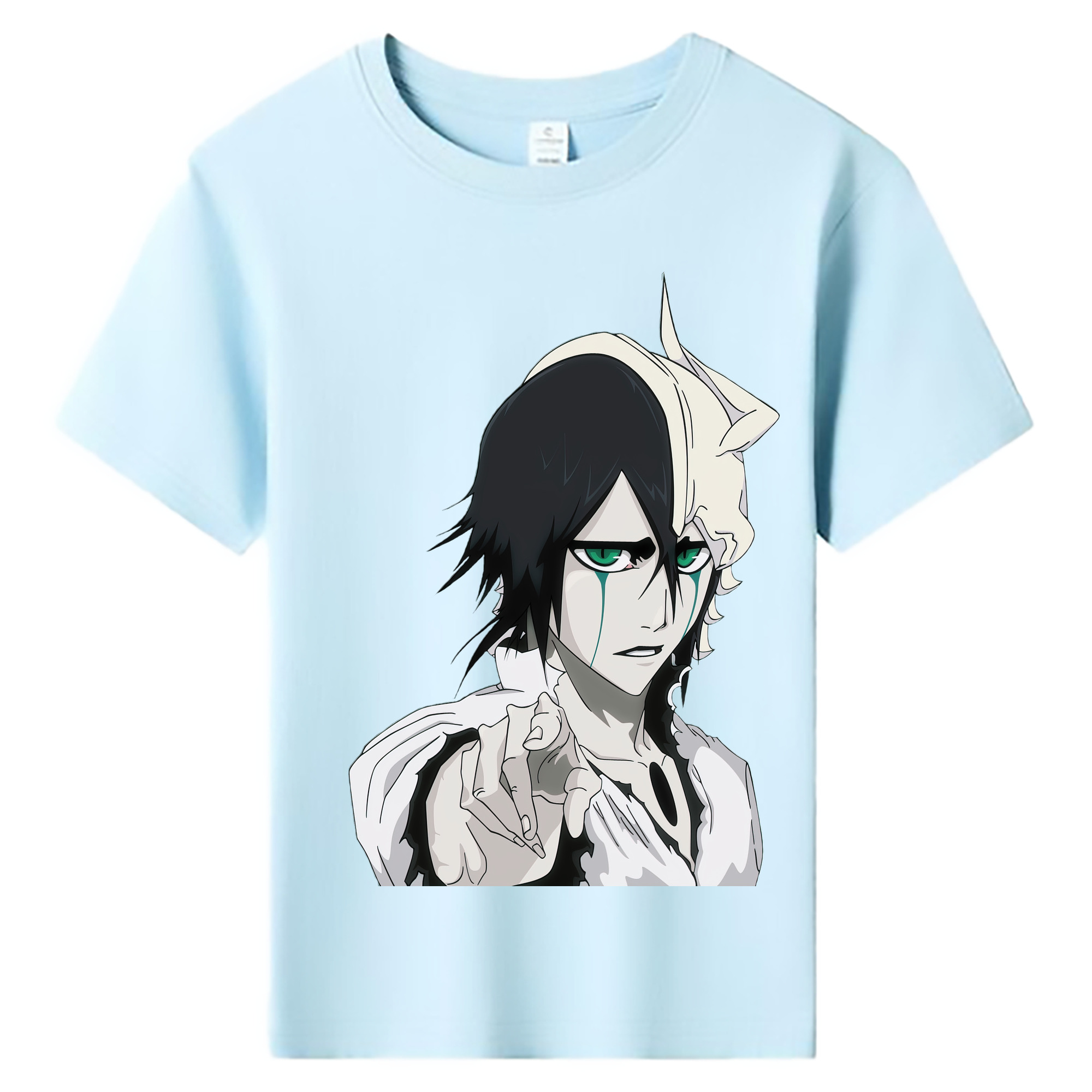 （画像用） ブリーチ ウルキオラ·シファー BLEACH Ulquiorra cifer 綿100％キッズTシャツ（フロントプリント）